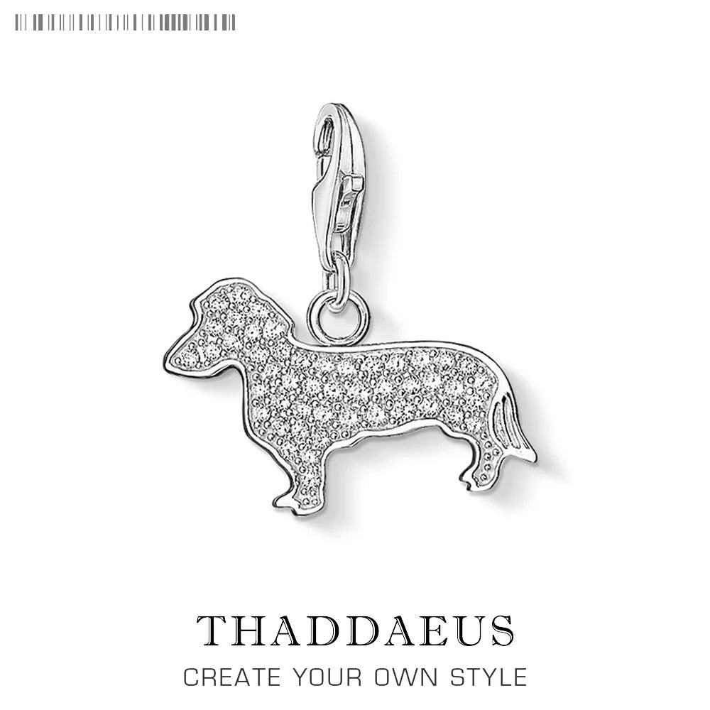 Sterling Silver Dachshund Charm