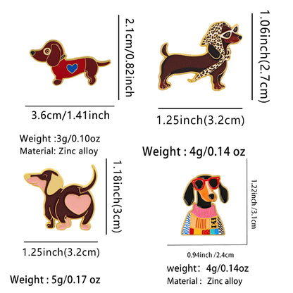 Dachshund Enamel Pin