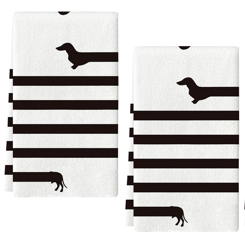 Dachshund Kitchen Towels
