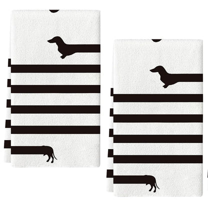Dachshund Kitchen Towels