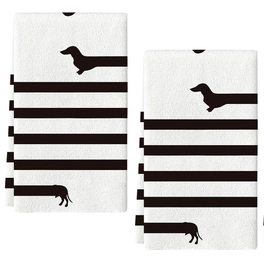 Dachshund Kitchen Towels