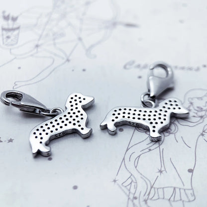 Sterling Silver Dachshund Charm