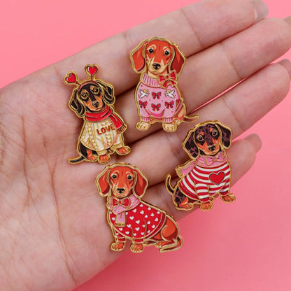 Dachshund Enamel Pin