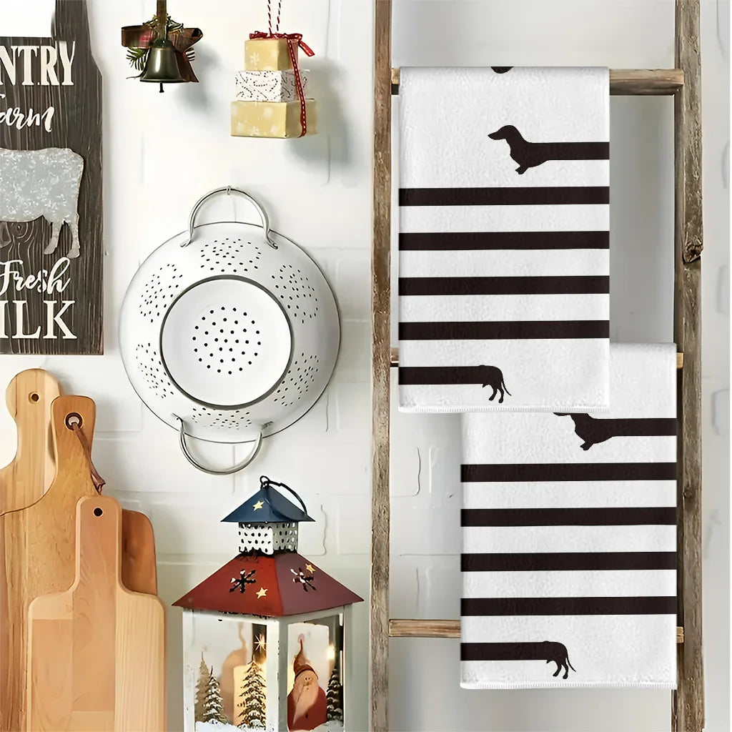 Dachshund Kitchen Towels