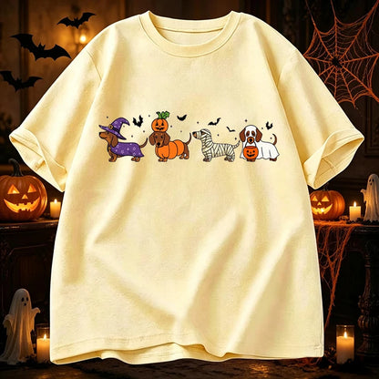 Graphic Dachshund Halloween T-Shirt