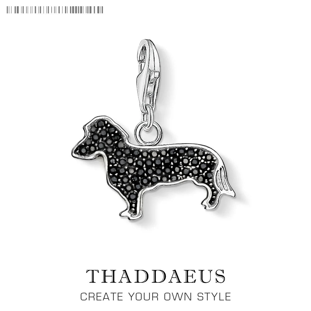 Sterling Silver Dachshund Charm