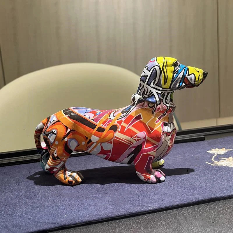 Graffiti Dog Sculptures