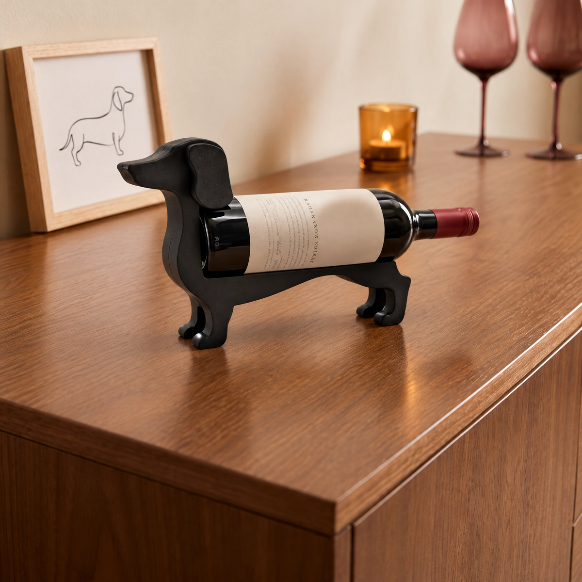 Dachshund Wine Bottle Holder