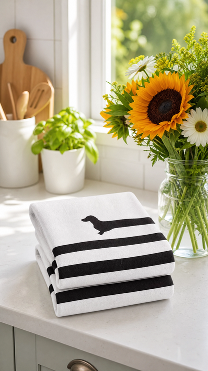 Dachshund Kitchen Towels